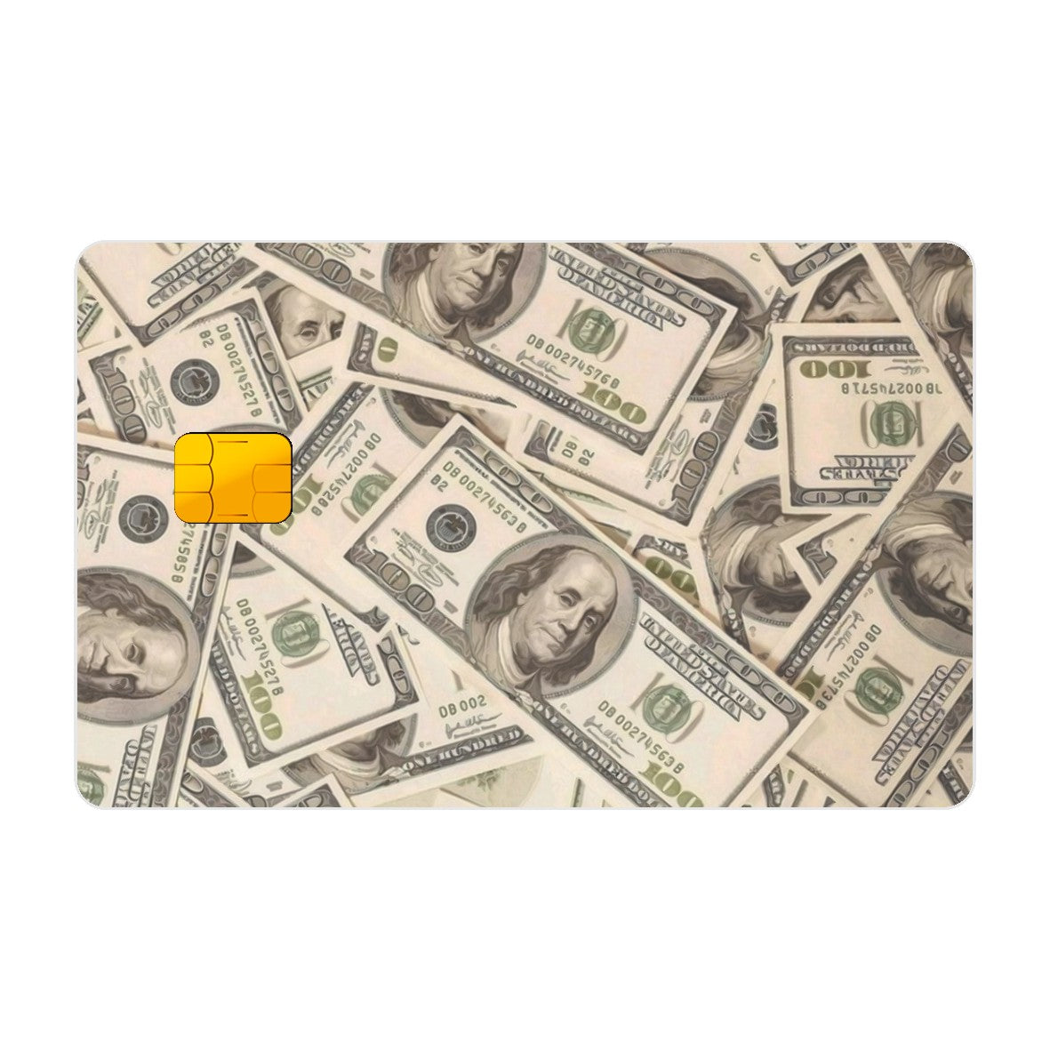 CAPACARD - Película Adesiva Para Cartão - 100 Dólar CAPACARD - Película Adesiva Para Cartão - 100 Dólar